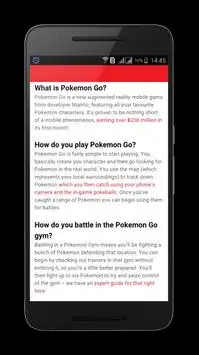 Guide for Pokemon Go Screen Shot 0