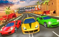 Racing in Highway Car 2019: City Car Driving Games Screen Shot 5