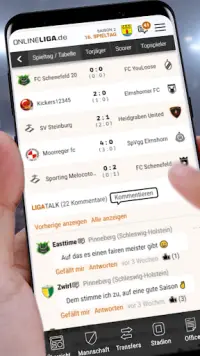 ONLINELIGA.de Deutsche Online Fußballmeisterschaft Screen Shot 7