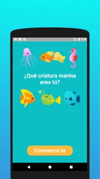 ¿Qué criatura marina eres tú? Prueba Screen Shot 0