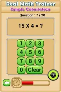 Real Math Trainer Screen Shot 2