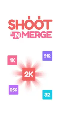 2048 Shoot and Merge: brick shooter, number puzzle Screen Shot 0