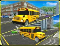 School Bus Driver - Impossible Metro City Driving Screen Shot 6