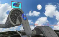 Impossible sky tracks car stunt simulator Screen Shot 14