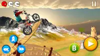 Tricky Bike Racing With Crazy Rider 3D Screen Shot 1