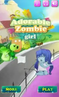 Dress up games for girls - Adorab Zombie Girl Screen Shot 0