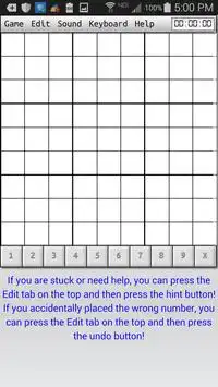Simple Basic Sudoku Screen Shot 1
