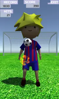 Soccer Juggler 3D Screen Shot 3