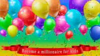 Kids Quiz Games: Millionaire Screen Shot 0