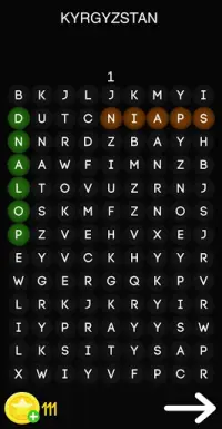 ⭐Word Search: Countries. Free time killer game⭐ Screen Shot 0
