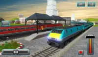 ट्रेन ड्राइविंग सिम्युलेटर 2017- यूरो स्पीड रेसिंग Screen Shot 10