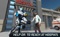 Superhéroe Flying Future Robot City Rescue Fighter Screen Shot 5