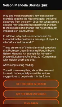 Nelson Mandela Ubuntu Quiz 2019 Screen Shot 1