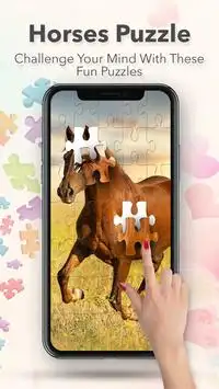 Horse Jigsaw Puzzle Screen Shot 0