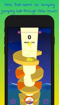 Helix Ball Game Go Jumping Screen Shot 0