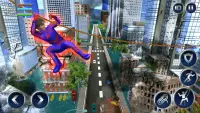 Flying Superhero War -  Grand City Emergency Screen Shot 16