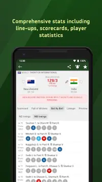 Cricket 24 - live scores Screen Shot 1