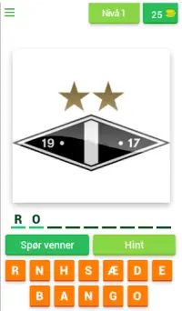 Norsk Fotball Logo Quiz: Eliteserien og lavere Screen Shot 0