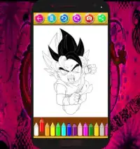 How To Color Dragon Ball Z (Dbz games) Screen Shot 3