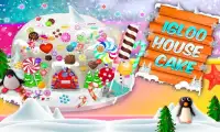 Igloo House Cake Making Game! New Trendy Desserts Screen Shot 1