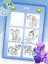 coloring book little pony 2017 Screen Shot 1