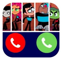 Call From Titans & Teen Go Simulator Prank Screen Shot 4