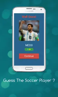 Guess The Player ? - Soccer Quiz Game Screen Shot 1