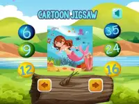 Cartoon Puzzle for Kids Jigsaw Screen Shot 7