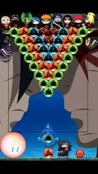 Bubble Shooter Sharingan Screen Shot 0