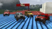 Impossible Police Hummer Car Tracks 3D Screen Shot 3