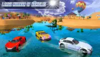 Water surfer car stunt: car floating beach Drive Screen Shot 0