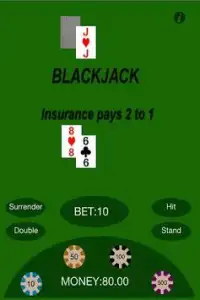 Blackjack Mobile 21 Screen Shot 1