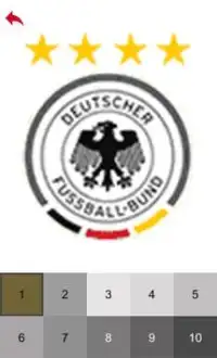 World Football Badges Color by Number - Pixel Art Screen Shot 5