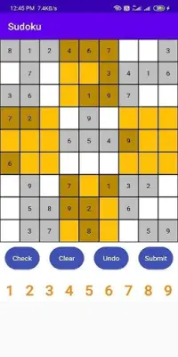 Sudoku Screen Shot 1