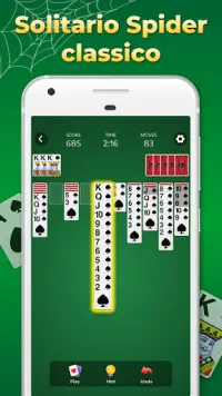 Spider Solitaire - Card Games Screen Shot 1
