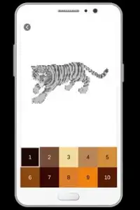 Animals Color By Number Pixel Art-Sandbox Coloring Screen Shot 5