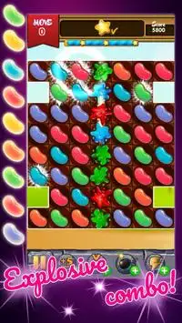 Match 3: Candy Bean Adventure Screen Shot 1