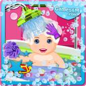 Baby Care and Bath Baby Games