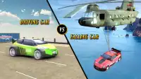 Falling Car Vs Driving Car: Muscle Car Drag Racing Screen Shot 3