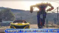 Robot Car Transformer Sim 3D- Futuristic Super Car Screen Shot 2