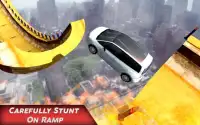 Besar Mega Lereng Mobil Balap Stunts Simulator Screen Shot 3