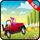 Super Pink Panther Driving Car adventure