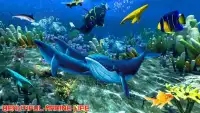 Azul Baleia oceano Simulador Screen Shot 1