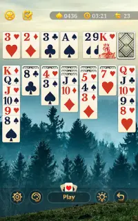 Solitaire Classique par Cartes Screen Shot 1