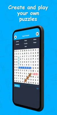 Word Search Puzzle Creator – Word Scramble Trivia Screen Shot 4