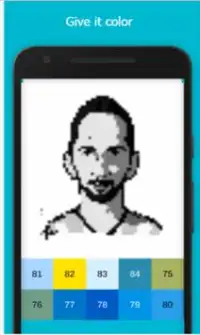 Pixel Dream League Footbal sandbox color by number Screen Shot 1
