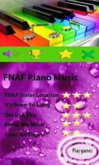 FNAF Piano Tiles Screen Shot 0