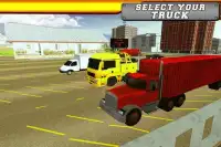 市のトラック運転免許3Dを運転する Screen Shot 1