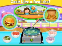 พ่อครัวครัวรถบรรทุกอาหาร: เกมทำอาหารร้านอาหาร Screen Shot 1
