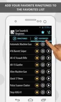 Gun Sounds & Ringtones Screen Shot 3